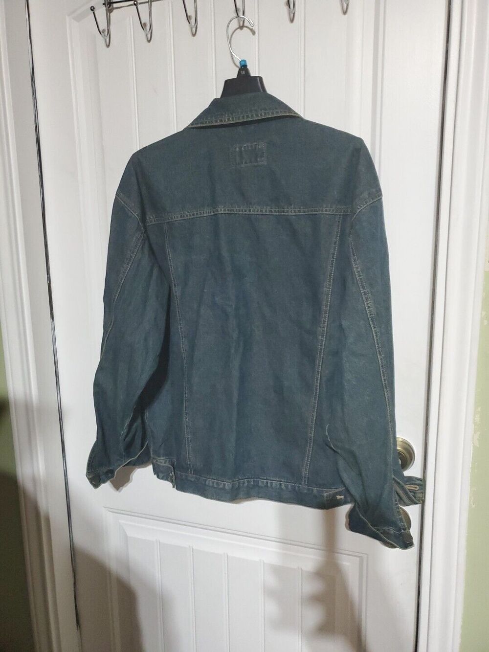 VTG CrossFire Men Jean Jacket Trucker Size M - Picture 8 of 12